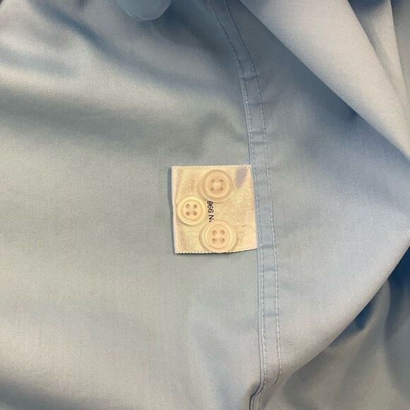 KENNETH COLE Men's Blue Dress Shirt Slim Fit Stretch Easy Care AWear2 15.5 34/35 - Picture 7 of 9